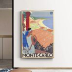 cartel vintage monte carlo
