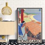 cartel vintage monte carlo