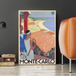 cartel vintage monte carlo