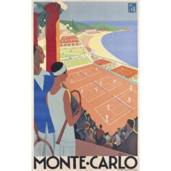 cartel vintage monte carlo
