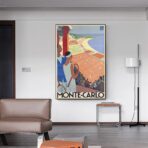 cartel vintage monte carlo
