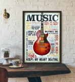 cartel de musica vintage
