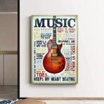 cartel de musica vintage