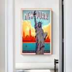 cartel vintage de nueva york 1