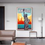 cartel vintage de nueva york 1