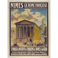 cartel vintage nimes