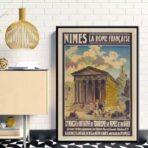 cartel vintage nimes