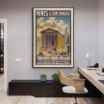 cartel vintage nimes