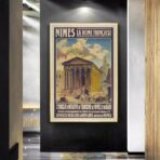 cartel vintage nimes