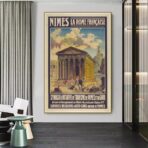 cartel vintage nimes