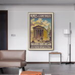cartel vintage nimes