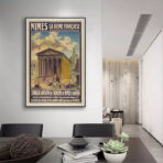 cartel vintage nimes