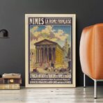 cartel vintage nimes