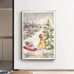 cartel de navidad vintage 1