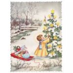 cartel de navidad vintage 1