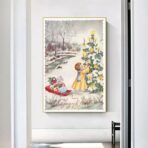 cartel de navidad vintage 1