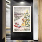 cartel de navidad vintage 1