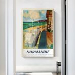 cartel vintage normandia