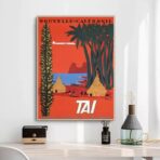 cartel vintage nueva caledonia