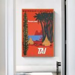 cartel vintage nueva caledonia