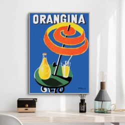 cartel vintage orangina