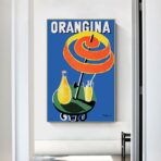 cartel vintage orangina