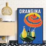cartel vintage orangina