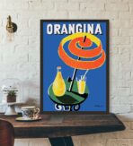cartel vintage orangina