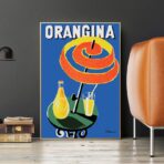 cartel vintage orangina