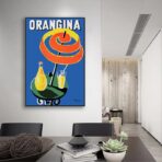 cartel vintage orangina