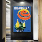 cartel vintage orangina