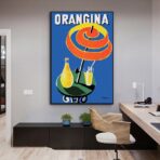 cartel vintage orangina