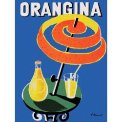 cartel vintage orangina