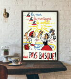 cartel vintage pais vasco