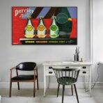 cartel vintage perrier