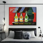 cartel vintage perrier