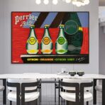 cartel vintage perrier