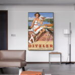 cartel pin up vintage 1