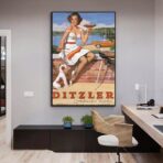 cartel pin up vintage 1