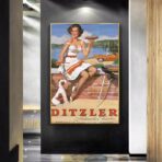 cartel pin up vintage 1