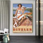 cartel pin up vintage 1