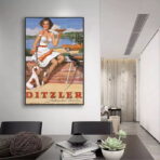 cartel pin up vintage 1