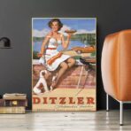 cartel pin up vintage 1
