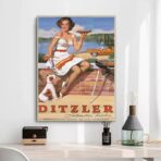cartel pin up vintage 1