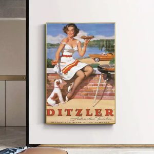 cartel pin up vintage 1