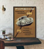 cartel porsche vintage
