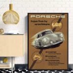 cartel porsche vintage