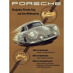 cartel porsche vintage