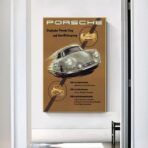 cartel porsche vintage