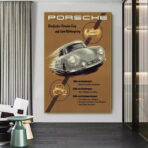 cartel porsche vintage